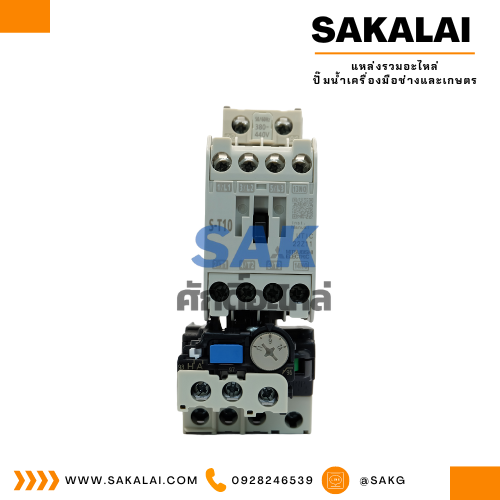 ชุดสตาร์ทเตอร์มิตซูบิชิ MSO-T10 380-400V. (7-11A)
