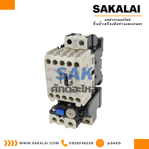 ชุดสตาร์ทเตอร์มิตซูบิชิ MSO-T12 200V. (5.2-8A) 1