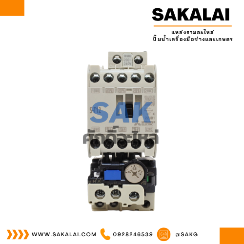 ชุดสตาร์ทเตอร์มิตซูบิชิ MSO-T12 200V. (5.2-8A)