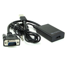 VGA  To HDMI  +Audio TV AV HDTV Video Cable