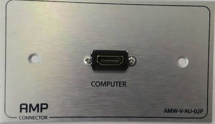 Outlet Plate AMP   HDMI 1 port