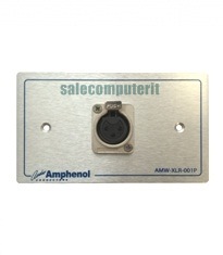 Amphenol Outlet Plate  AMW-XLR-01P