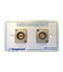 Amphenol Outlet Plate AMW-RCA-02P