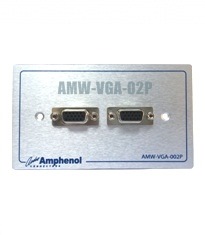 Amphenol Outlet Plate AMW-VGA-02P