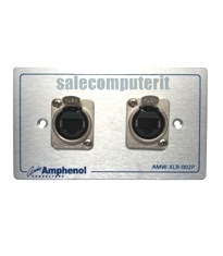 Amphenol Outlet Plate AMW-RJ45-5T-02P