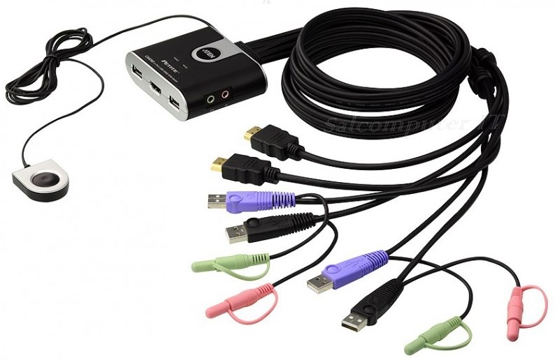 2-Port USB HDMI KVM Switch model : CS692