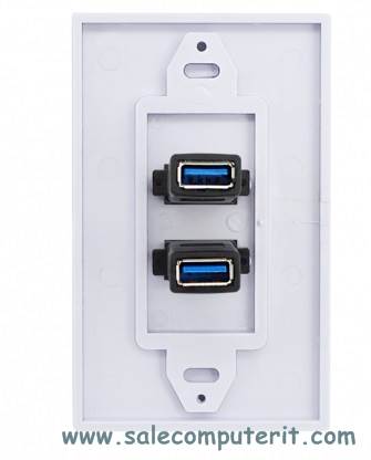 Outlet Plate USB 2 Port 1