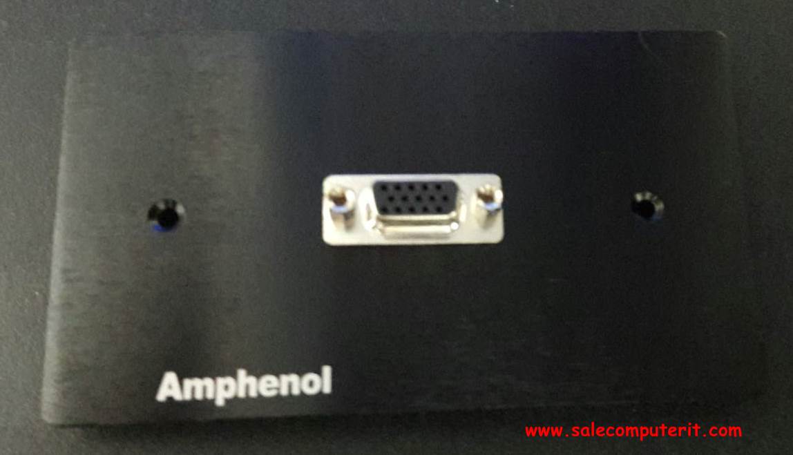Amphenol Outlet Plate VGA 1 Port