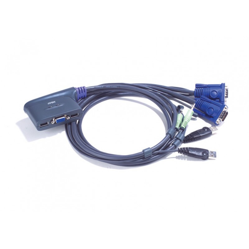 ATEN 2-PORT USB KVM CABLE 0.9 M รุ่น  CS62US
