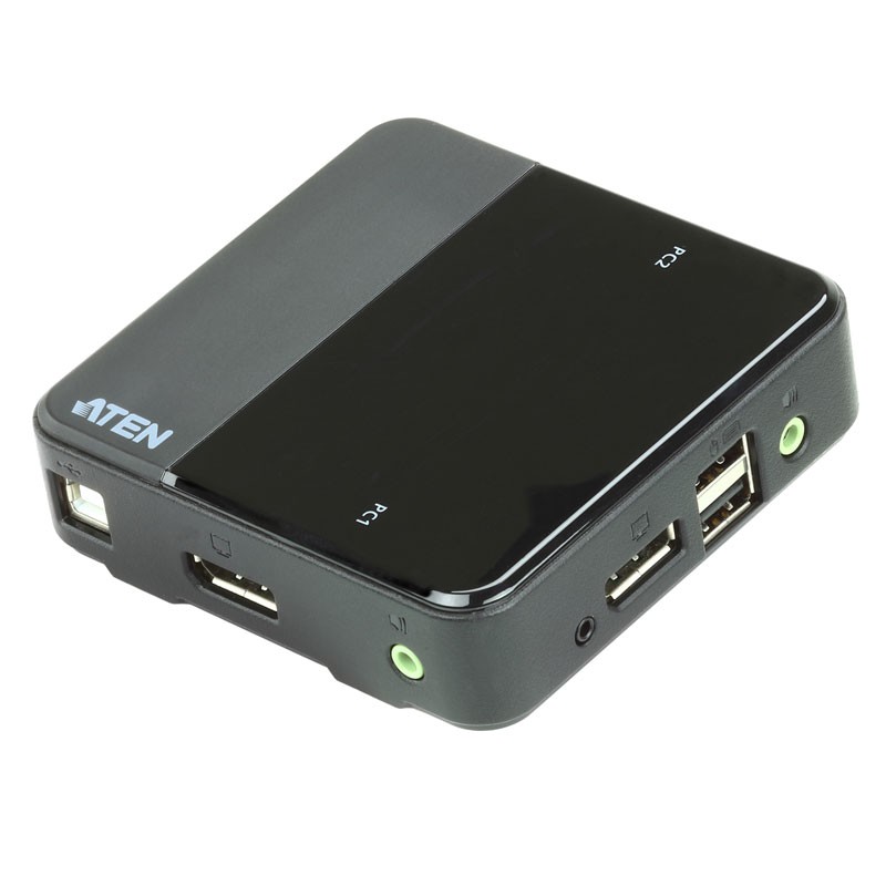 ATEN 2-PORT USB DISPLAYPORT KVM SWITCH 4K UHD SUPPORTED รุ่น CS782DP