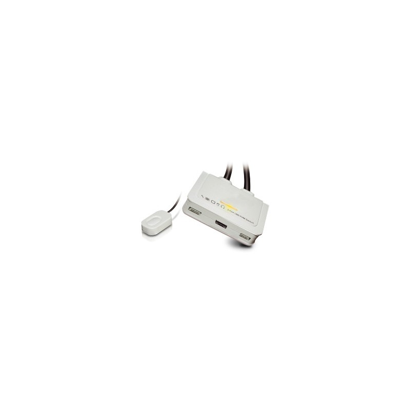 KVM SWITCH 2-PORT DISPLAYPORT, USB, AUDIO WITH QUICKSWITCH รุ่น  KP512C