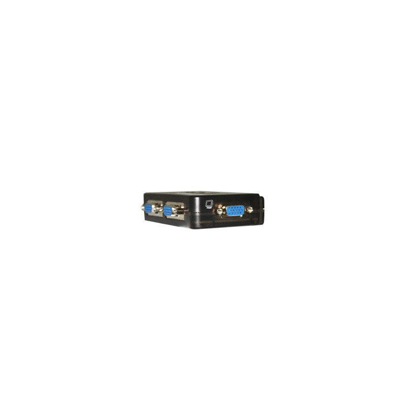2-PORT VGA USB SLIM KVM SWITCH W/ AUDIO  MIC