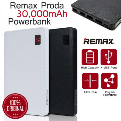 แบตสำรอง Remax NoteBook 30000 mAh รับประกันสินค้า 6 เดือน 