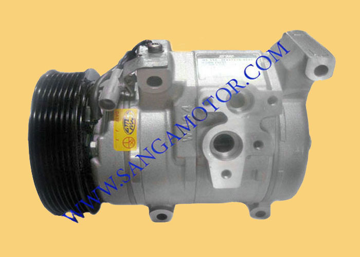 10S15C R134a TOYOTA FORTUNER 2.7 VVTi 4 ขาร้อย (7PK) ขาหลังสูง หัวสายออกข้าง