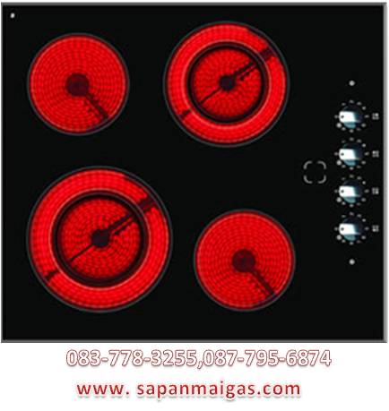 เตาฝังหัวเตาเซรามิค 4 หัวเตา ยี่ห้อ eve รุ่น HB60-2VC2DVC/M