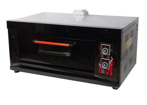 เตาอบแก๊ส ควบคุมด้วยไฟฟ้า 1 ชั้น 2 ถาด ยี่ห้อ SUNSHINE รุ่น SH-GB012 สีดำ