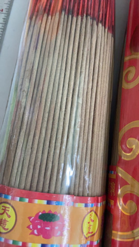 ธูปไร้ควัน สั้น - ยาว   ดอกเบญจมาศ  ธูปหอมไร้ควัน 1