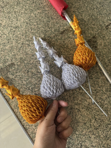 อะไหล่หัวยอดพานพุ่มพุ่มเงินพุ่มทอง  ( ขายเป็นคู่ ) 1