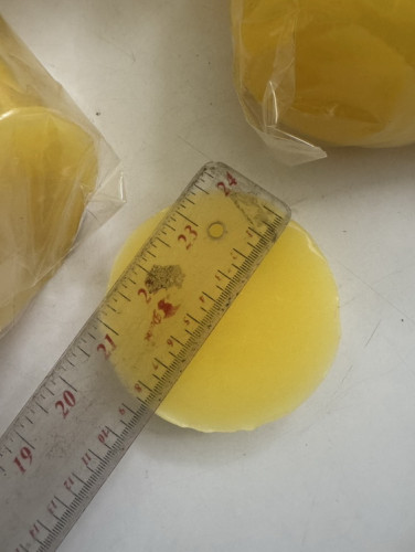 เทียนถ้วย ขี้ผึ้งแท้ ไม่มีไส้  สำหรับทำเทียนขี้ผึ้งแท้หล่อเทียนพรรษา เทียนเต่ามังกรไขผึ้ง 6