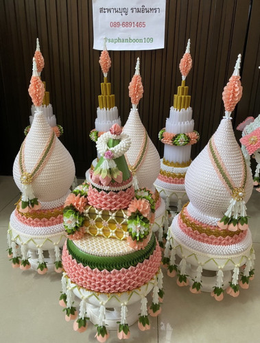 กรวยอุปัชฌาย์ และ ต้นเทียนอุปัชฌาย์ C101   กรวยเอก กรวยบวช 2