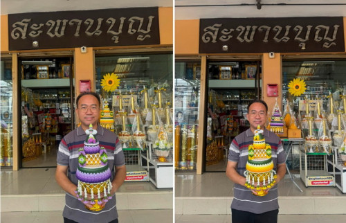 พานแพขมา มาใหม่ งานสวยละเอียด  พานธูปเทียนแพขมาชาววัง มินิมอล C101  พานขมาชาววัง 1