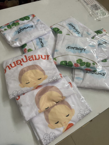 เสื้อสะพานบุญ  เสื้อยืดสีขาว  เสื้อยืดสายบุญ 3