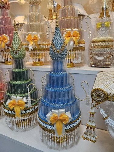 80 ใบ พานพุ่มกฐิน ต้นกฐินสวยๆ  ใส่เงินกฐิน บริวารกฐิน / ผ้าป่า  ช่างลัคกี้ 8