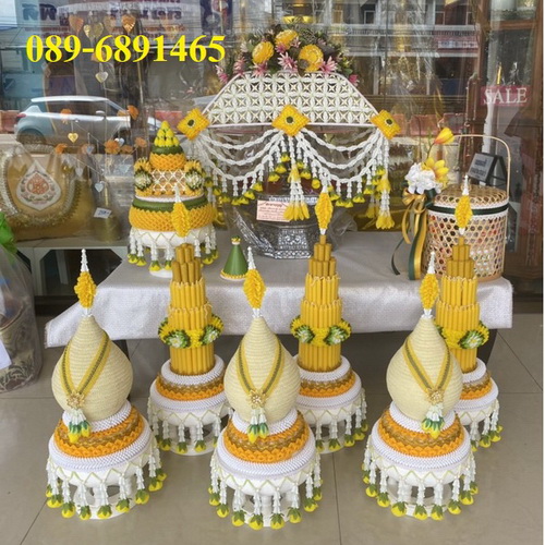 ชุดครอบไตรชาววัง รหัส C101 ตอนนี้มีทำหลายสี งานมินิมอล ต้นเทียนอุปัชฌาย์ กรวยสวยๆ 4