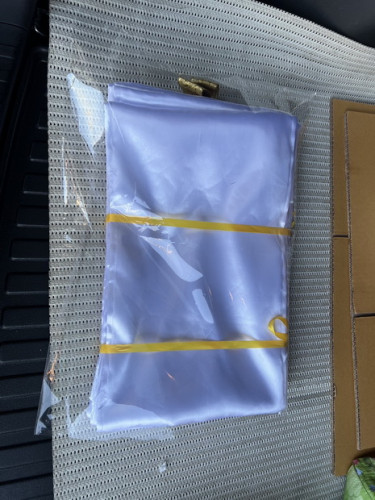 ผ้าภูษาโยง  ผ้าทอง ขอบดิ้นทอง ( ผ้าตาด )   ภูสายโยง ผ้ารองโยง 3