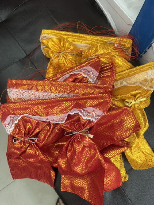 ผ้าม่านหน้าต่างศาลพระภูมิ ศาลตายาย ( ม่านศาลพระภูมิ ) 8