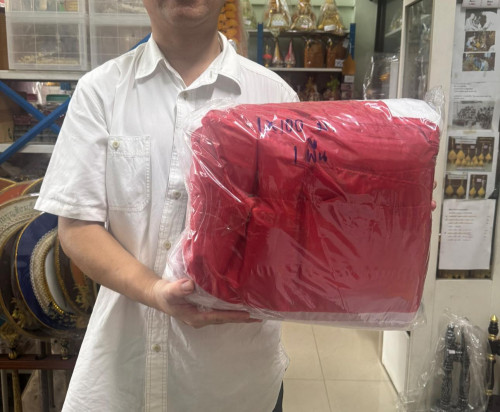 ธงรั้ว ธงชาติไทย ยาวพิเศษ งานสั่งทำ ( ผ้าร่ม )  1 เมตร *100 เมตร