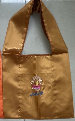 ถุงย่ามพระ รุ่นผ้าธรรมดา  ย่ามพระจัดสังฆทาน ถวายพระในโอกาสต่างๆได้ 8
