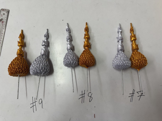 อะไหล่หัวยอดพานพุ่มพุ่มเงินพุ่มทอง  ( ขายเป็นคู่ ) 4