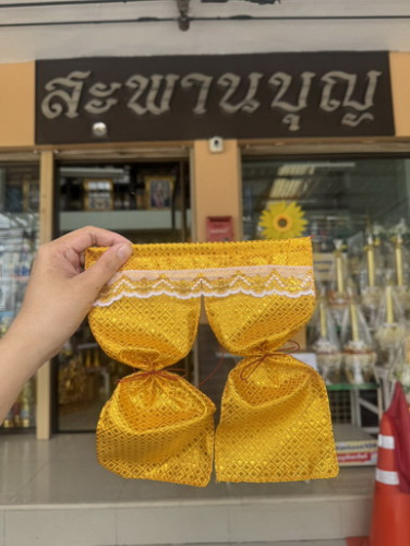ผ้าม่านหน้าต่างศาลพระภูมิ ศาลตายาย ( ม่านศาลพระภูมิ ) 4