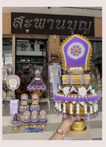 ต้นเทียนเสมา งานบวช ต้นเทียนอุปัชฌาย์ ต้นเทียนมาใหม่ 7