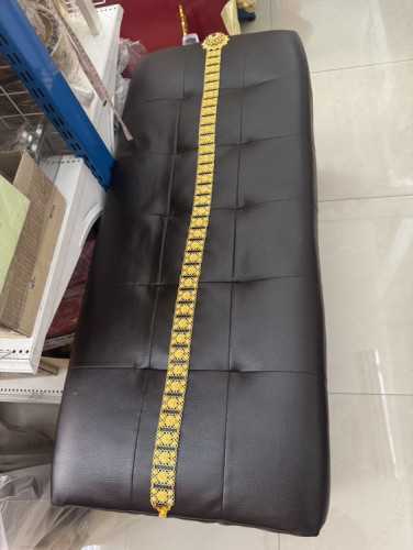 เข็มขัดทองเรียบ   เข็มขัดนาค   เข็มขัดทองติดพลอย ใส่งานบวชนาค ชุดนาค เข็มขัดล้านนา 5