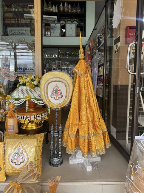 มาใหม่!!!   สัปทนผ้าเกาหลีลายไทย ผ้าลายไทย  ยอดลงยา ด้ามชแลค  สินค้าออกใหม่ปี2567 2