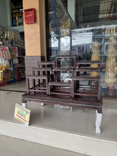 โต๊ะหมู่ 9 หน้า 8  สีโอ๊ค และ สีชแลค โปรดสั่งล่วงหน้า ไม่มีสต๊อก 1