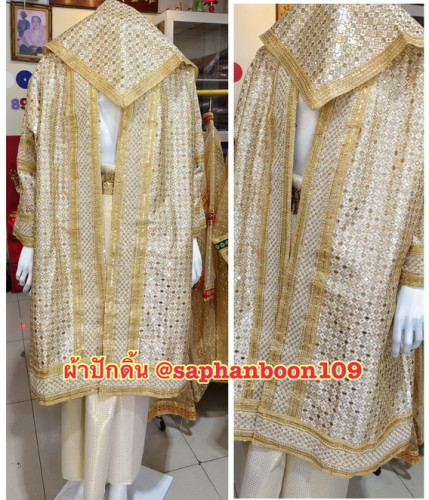 งานพรีออเดอร์ ชุดนาคพรีเมี่ยม เสื้อนาคสั่งตัดแถบสีตามสีวันเกิดได้ สั่งล่วงหน้า งานช่างสัปทน 4