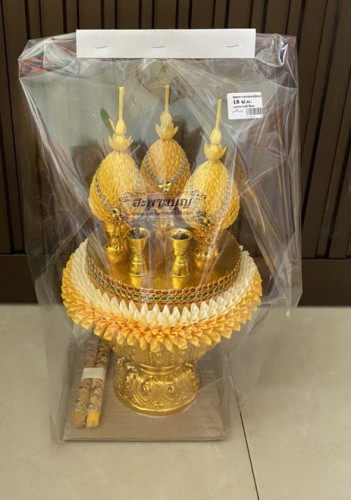 เครื่องทองน้อย  ชุดพานประดิษฐ์ทองน้อย   มีหลายช่าง หลายราคา 6