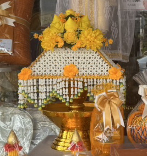 ชุดกฐินกลางครบชุด งานสำเร็จรูปตรางาคู่  เครื่องกฐินชุดกลาง โดย สะพานบุญ ( ปรับเปลี่ยนได้ ) 4