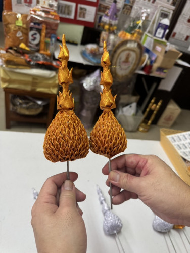 อะไหล่หัวยอดพานพุ่มพุ่มเงินพุ่มทอง  ( ขายเป็นคู่ ) 3