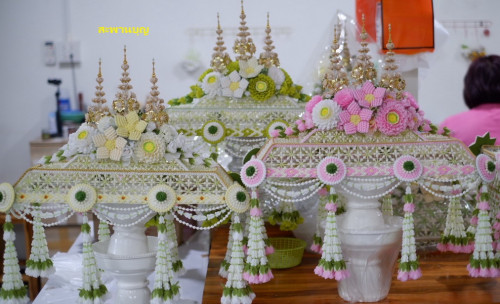 ครอบไตรหัวยอดทองเหลือง  ครอบไตรชาววังงานพรีเมี่ยมสั่งทำพิเศษ  ครอบไตรกฐิน