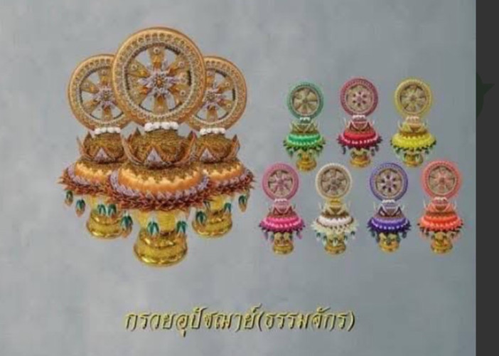 ต้นเทียนเสมา งานบวช ต้นเทียนอุปัชฌาย์ ต้นเทียนมาใหม่ 5