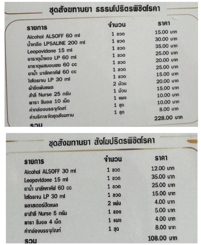 ( ชุดกล่องขาว ) สังฆทานยา รุ่นบรรจุกล่อง ธรรมโม-สังโฆปริตรพิชิตโรคา ชุดยา 1