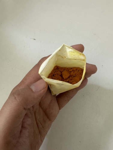 ขมิ้น แบบซอง  สำหรับบวชนาค  หรือ บำรุงผิวได้ 2