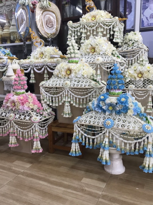 ครอบไตรสวยๆ พาน6เหลี่ยม รุ่นหกเหลี่ยม จัดชุดเครื่องบวชครบชุด  คอลเลคชั่นใหม่ ปี2569 ช่างโย 7