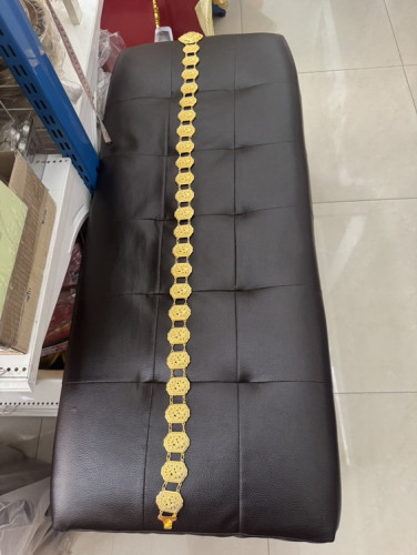 เข็มขัดทองเรียบ   เข็มขัดนาค   เข็มขัดทองติดพลอย ใส่งานบวชนาค ชุดนาค เข็มขัดล้านนา 4