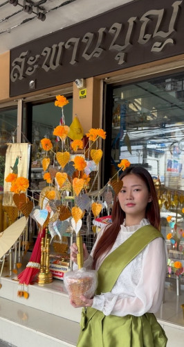 ( ราคาขายส่ง ยกแพค  ) ต้นกฐิน ต้าผ้าป่า ต้นไม้ใบโพธิ์รุ่นถูก โปรดสั่งล่วงหน้า  ต้นโพธิ์กฐิน