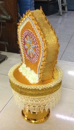 เสมากฐิน พุ่มกฐินเสมาธรรมจักรกฐิน  ปักเงินกฐิน มีหลายสี / นกยูงกฐิน  ต้นกฐินผ้าป่า 7